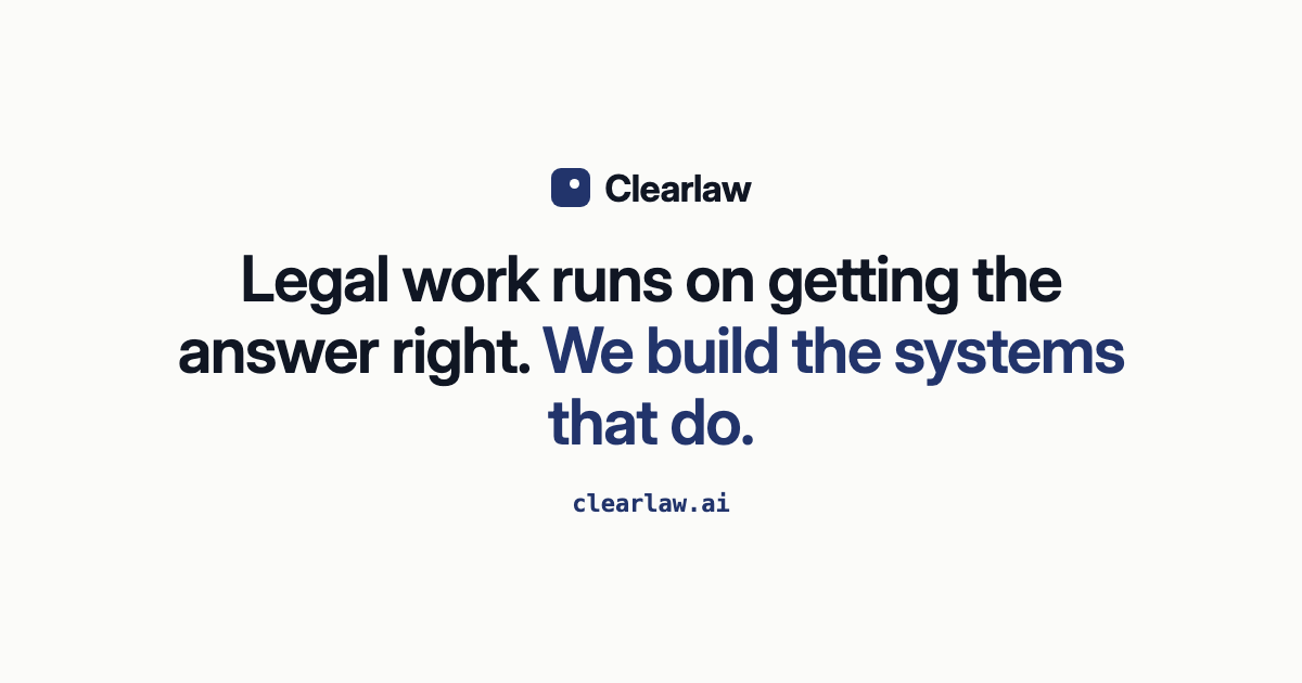 ClearLaw logo